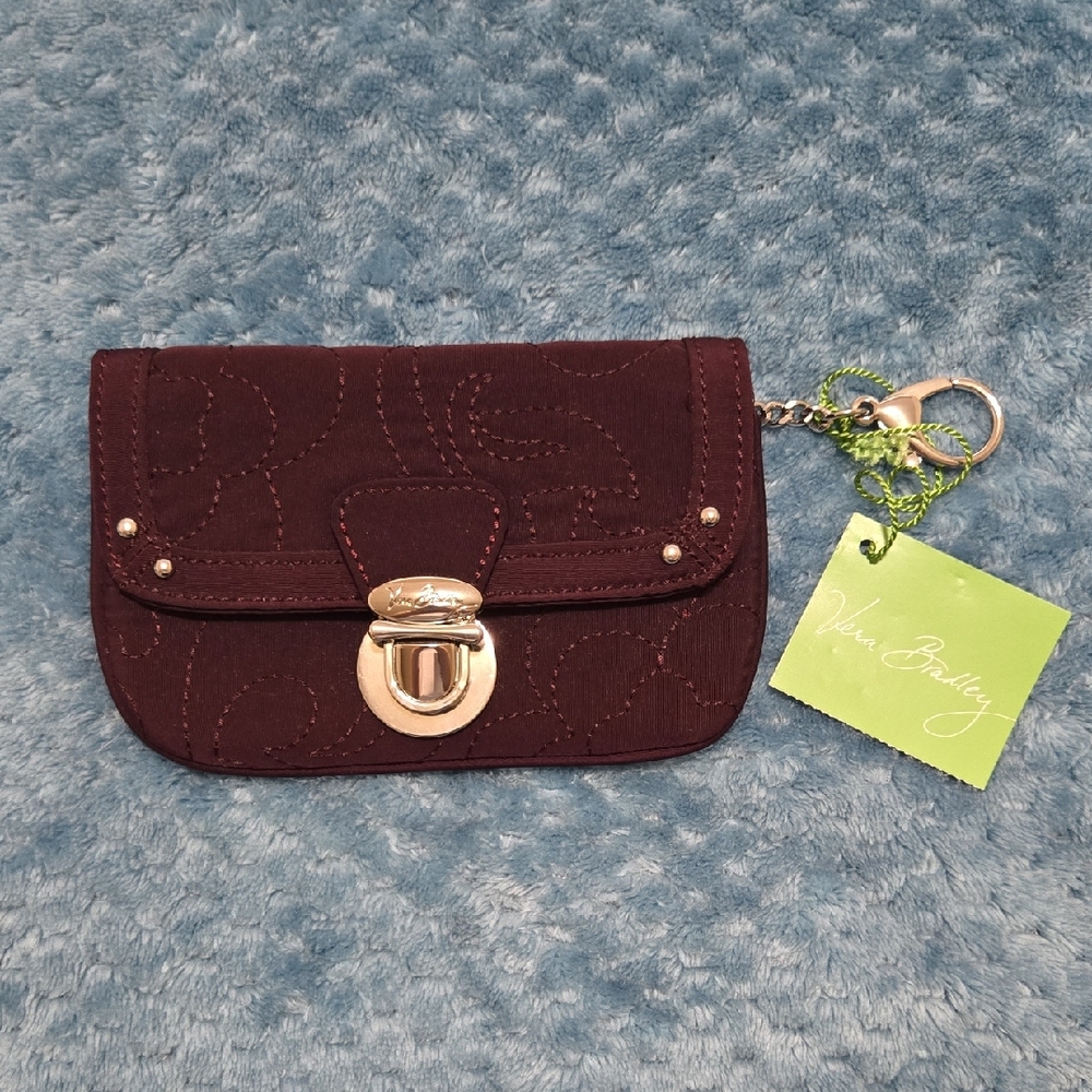 Vera Bradley Deep Purple ID Pouch